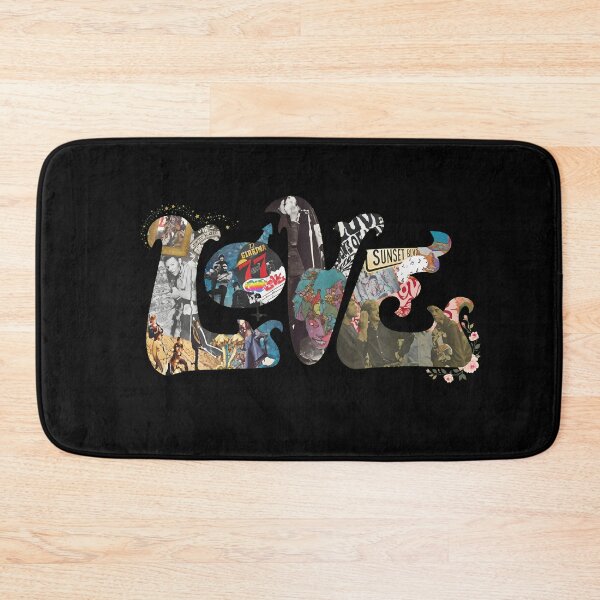 Item preview, LOVE Collage Vintage Music Hippie Art designed and sold by WhimsyWephy.