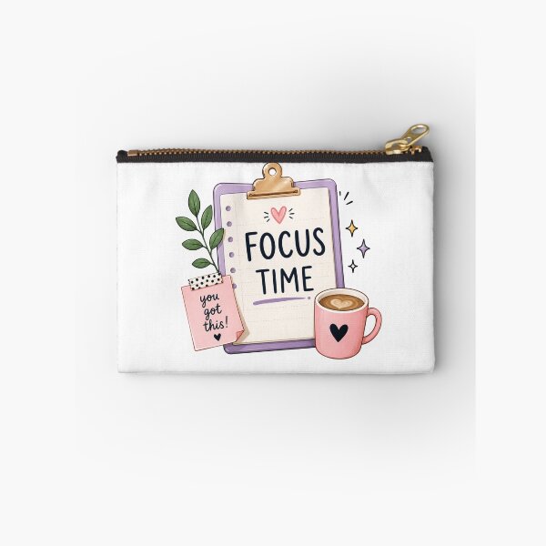 Item preview, Focus Time Sticker | Productivity Planner, Study Motivation, Cute Kawaii Workspace & Daily Focus Design designed and sold by Pixanova.