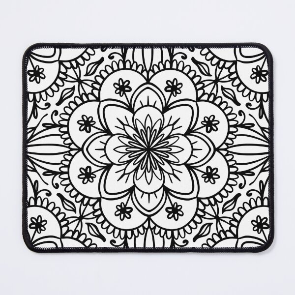 Item preview, Floral Doodle Mandala designed and sold by dapiyupi.