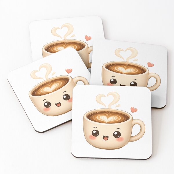 Item preview, Cute Coffee Buddy Kawaii Coffee Cup designed and sold by NakottaFashion.