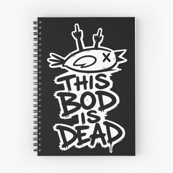 Item preview, This Bod Is Dead Bird Punk Graffiti | Funny Rebellious Street Art Cartoon designed and sold by Genius Geek.
