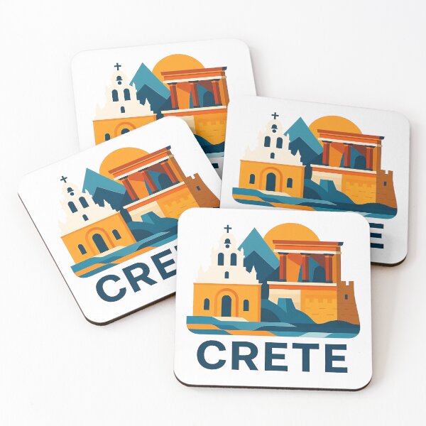 Item preview, Crete Greece Travel Souvenir - Greek Island Church & Fortress Art designed and sold by OzzFrequency.