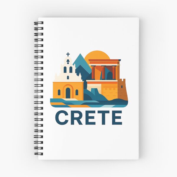 Item preview, Crete Greece Travel Souvenir - Greek Island Church & Fortress Art designed and sold by OzzFrequency.