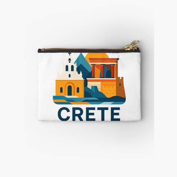 Item preview, Crete Greece Travel Souvenir - Greek Island Church & Fortress Art designed and sold by OzzFrequency.