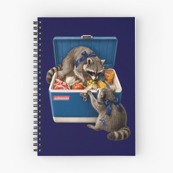 Item preview, Cool Memories Cooler | Camping Raccoons designed and sold by FreshWaterWares.