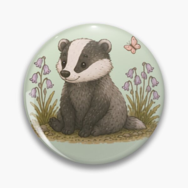 Item preview, Bluebell Buddie Badger designed and sold by MellowMunchkins.