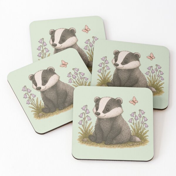 Item preview, Bluebell Buddie Badger designed and sold by MellowMunchkins.
