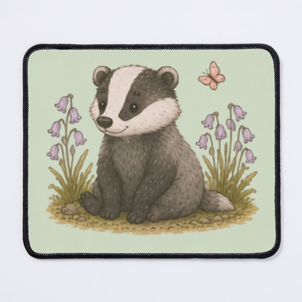 Item preview, Bluebell Buddie Badger designed and sold by MellowMunchkins.