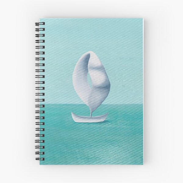 Item preview, Boat 1 - Letting the wind do the work - Surreal sailboat on calm seas designed and sold by SB_Kunst.