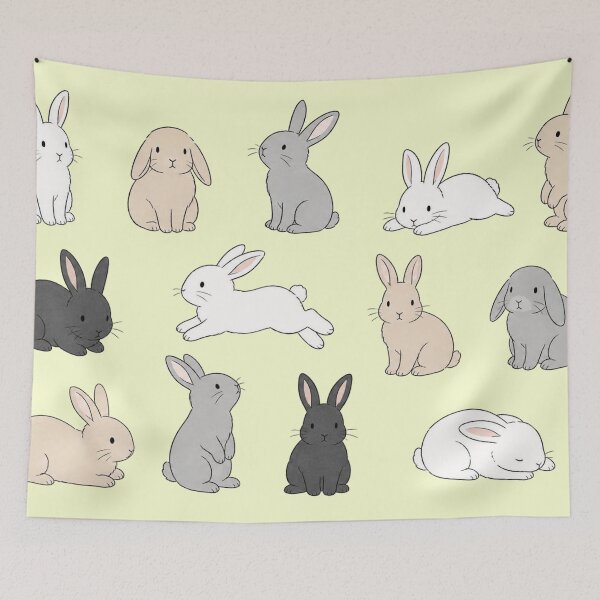 Item preview, Assortment of bunnies designed and sold by The King's general goods.