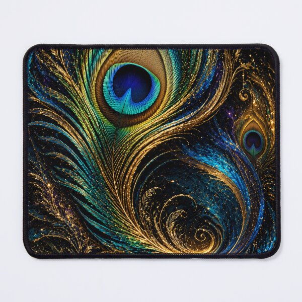Item preview, Peacock Feather | Elegant Nature Typography Design designed and sold by VasiArtLab.