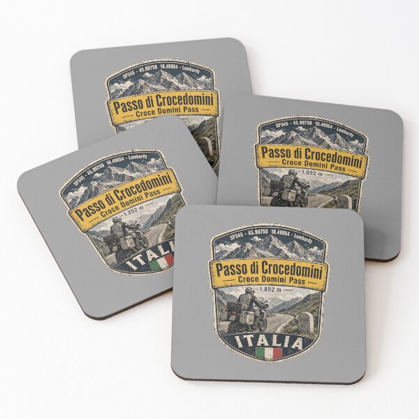 Item preview, Passo di Crocedomini, Croce Domini Pass Italy Italia Sticker TShirt 08 designed and sold by OuterShellUK.