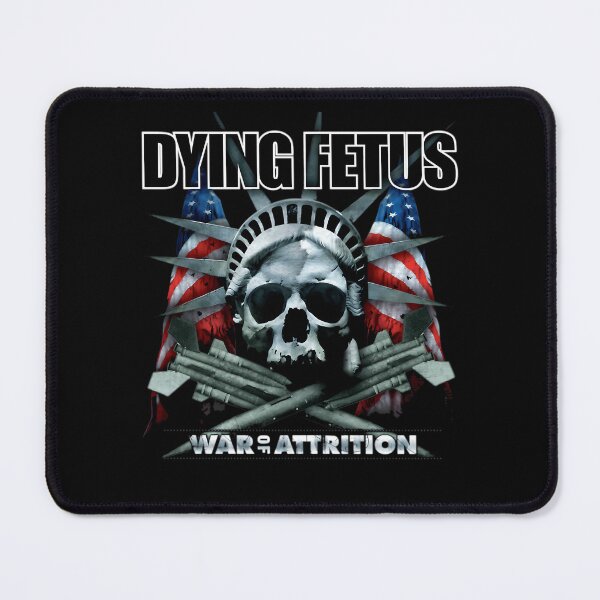 Item preview, Dying Fetus War of Attrition Skull Statue of Liberty and Missiles designed and sold by Allamstore7.
