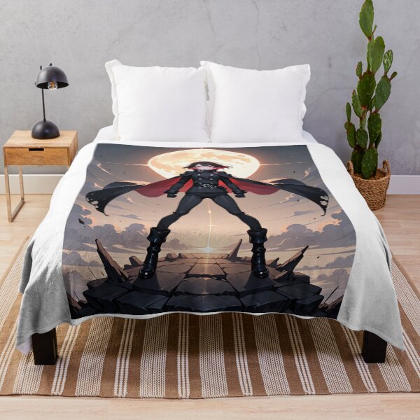 Item preview, Manga - Anime Heroine, Stylized Warrior under the Scarlet Moon designed and sold by AnimeShin.