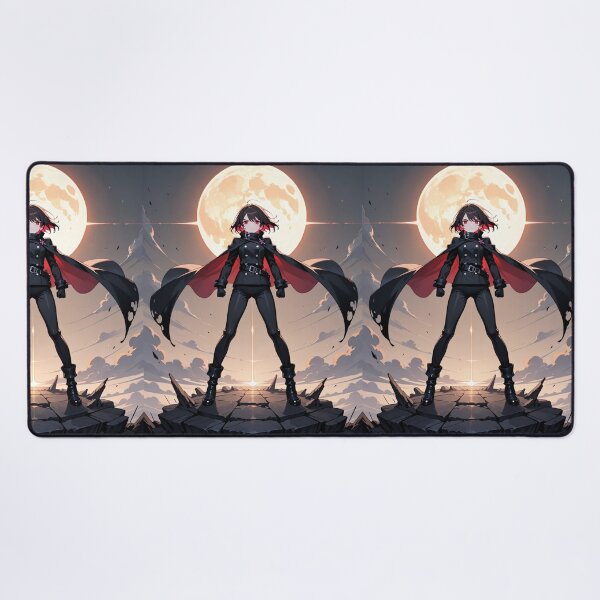 Item preview, Manga - Anime Heroine, Stylized Warrior under the Scarlet Moon designed and sold by AnimeShin.