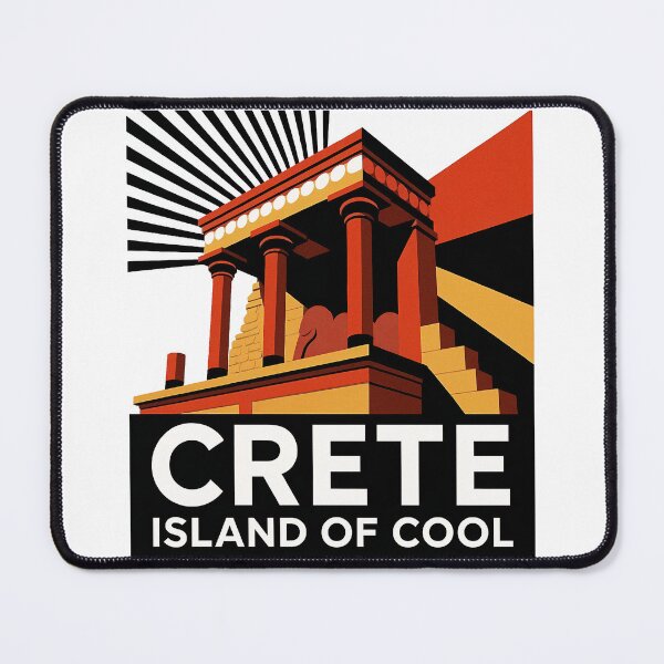 Item preview, Crete Greece Travel Souvenir - Greek Island Church & Fortress Art designed and sold by OzzFrequency.