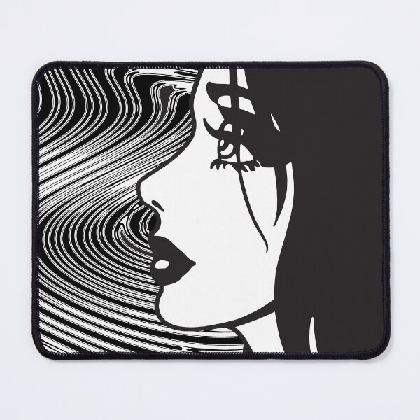 Item preview, Optical Pop Portrait of a Mysterious Woman with a Gaze designed and sold by cremedecolor.