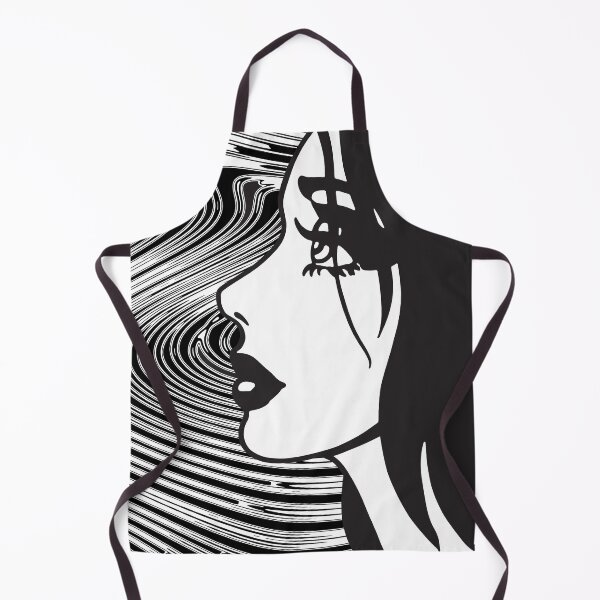 Item preview, Optical Pop Portrait of a Mysterious Woman with a Gaze designed and sold by cremedecolor.