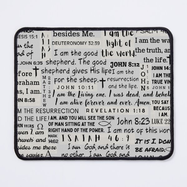 Item preview, I AM - Bible Verses - white and gray designed and sold by HisDesignCo.