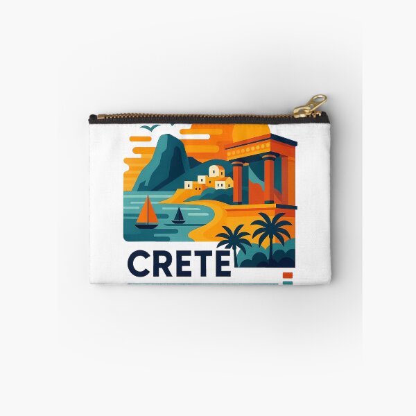 Item preview, Crete Greece Travel Souvenir - Greek Island Church & Fortress Art designed and sold by OzzFrequency.