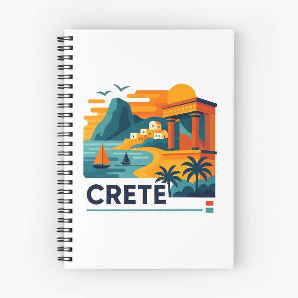 Item preview, Crete Greece Travel Souvenir - Greek Island Church & Fortress Art designed and sold by OzzFrequency.