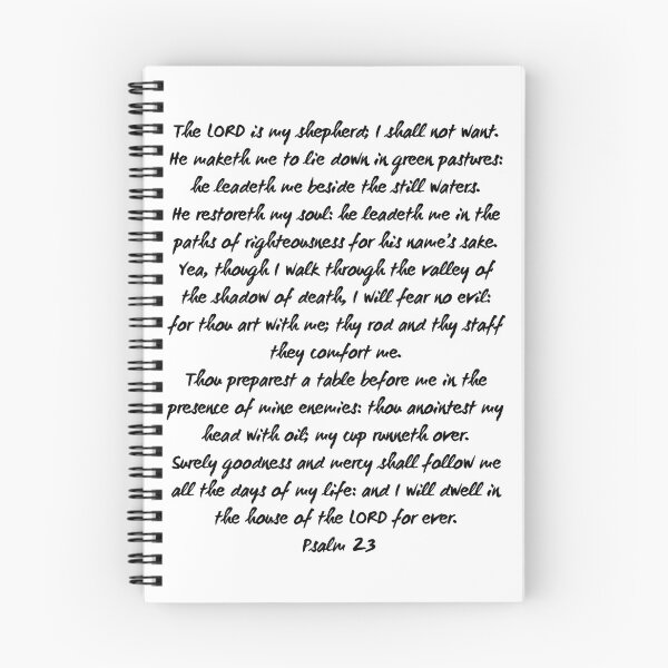 Item preview, Psalm 23 - encouraging Bible verse Shirt Mug Hoodie Phone Case designed and sold by HisDesignCo.