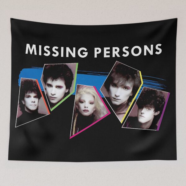 Item preview, Missing Persons Retro Style 80s designed and sold by melfeder.