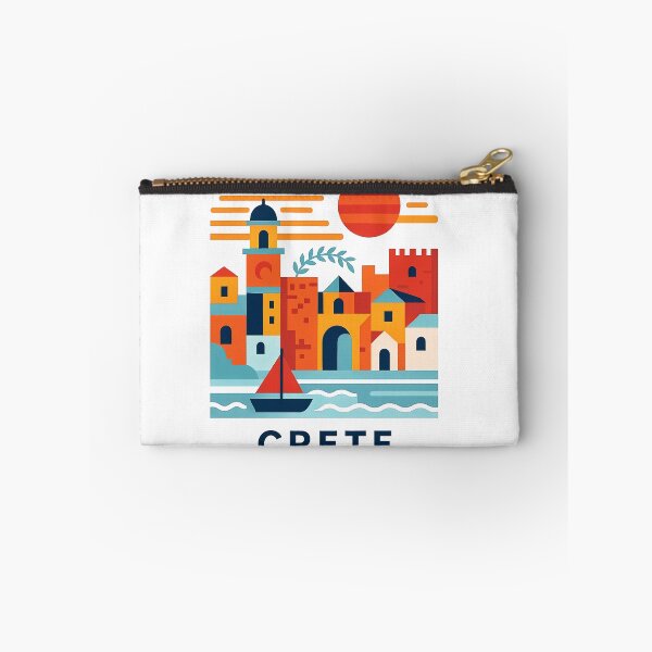 Item preview, Crete Greece Travel Souvenir - Greek Island Church & Fortress Art designed and sold by OzzFrequency.