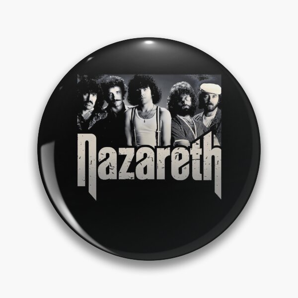Item preview, Nazareth Scottish Monochrome Portrait designed and sold by Allamstore7.