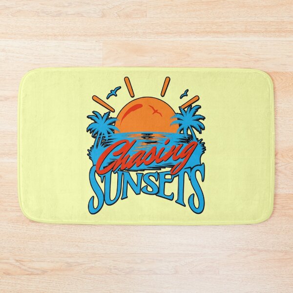Item preview, Chasing Sunsets Turquoise Ocean Island Hawaiian Surfer Aesthetic Blue designed and sold by illeN-Art-World.