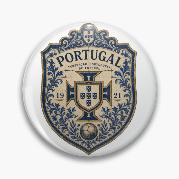 Item preview, Portugal 1921 – Vintage Soccer Heritage Badge designed and sold by Jandedan.