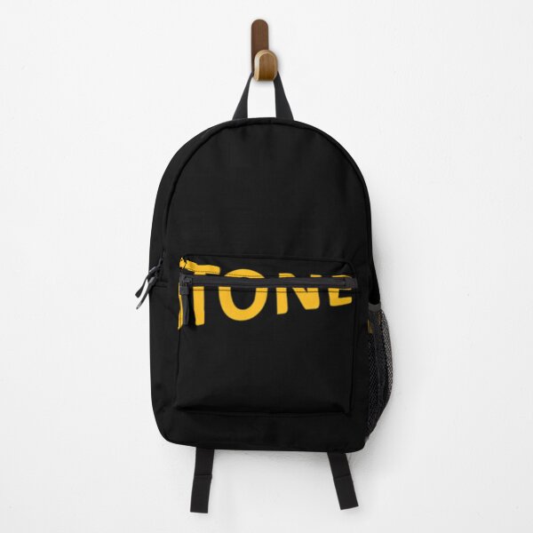Item preview, Bold Yellow Block Lettering On Black Background designed and sold by Andrea Costacurta.