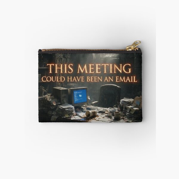 Item preview, This Meeting Could Have Been An Email Gothic Office Humor designed and sold by DesignEpic22.