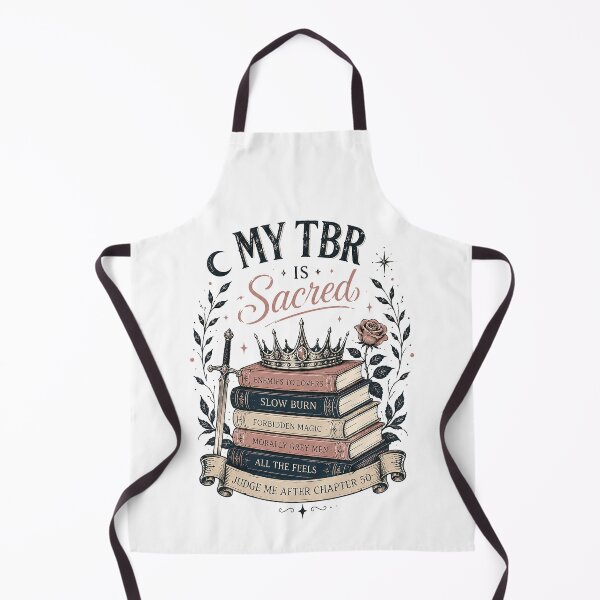 Item preview, My TBR Is Sacred | Romantasy Reader Vintage Book Lover Design designed and sold by bisha.