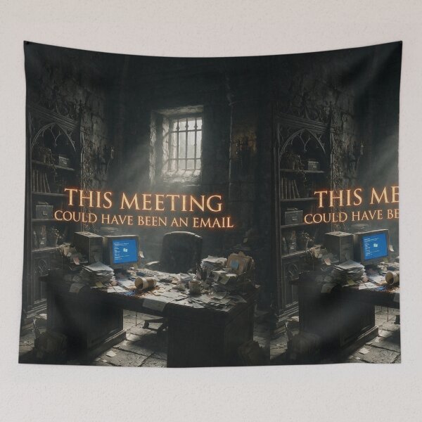 Item preview, This Meeting Could Have Been An Email Gothic Office Humor designed and sold by DesignEpic22.
