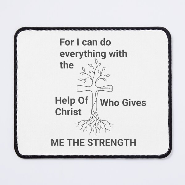 Item preview, Minimalist Faith Cross | Philippians 4:13 Line Art | Subtle Christian Tattoo Style designed and sold by Obinne.