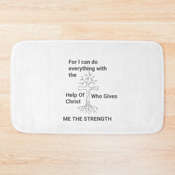 Item preview, Minimalist Faith Cross | Philippians 4:13 Line Art | Subtle Christian Tattoo Style designed and sold by Obinne.