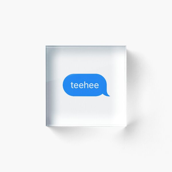 Artikelvorschau, "hihi" SMS entworfen und verkauft von PrettiPrintts.