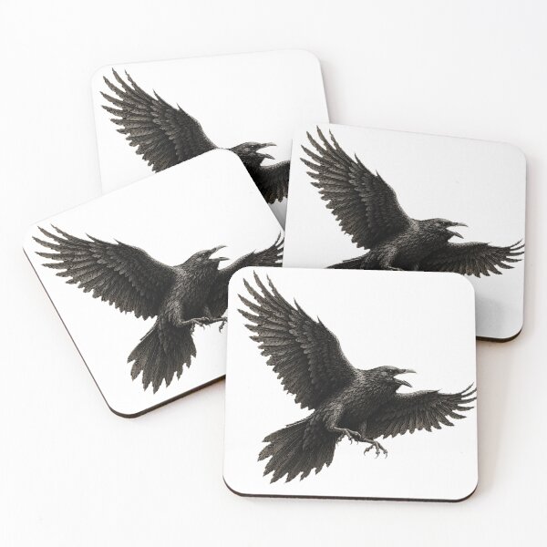 Item preview, Diseño genial del antiguo cuervo designed and sold by FracturedIfs.
