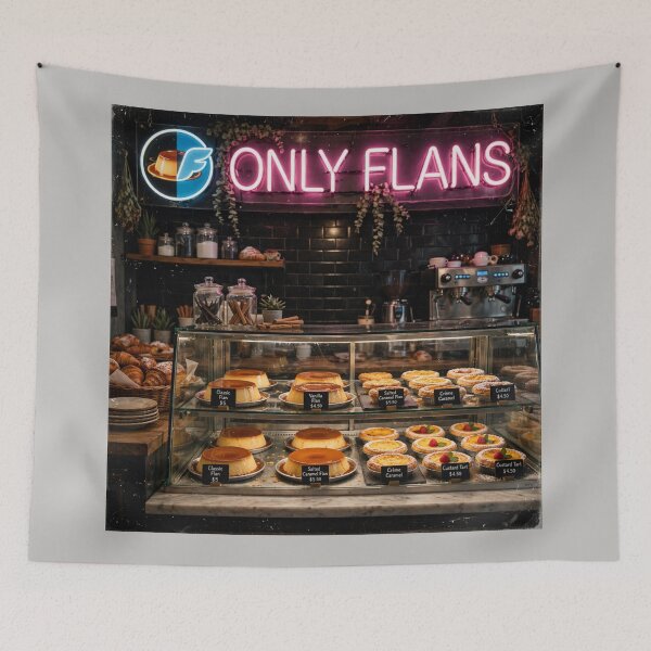 Item preview, Only Flans Neon Bakery designed and sold by Late Theory.