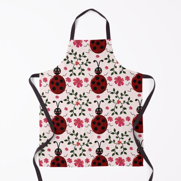 Item preview, Floral Seamless Pattern | Hand Drawn Ladybird Botanical Repeat Print designed and sold by HopeAndHustle.