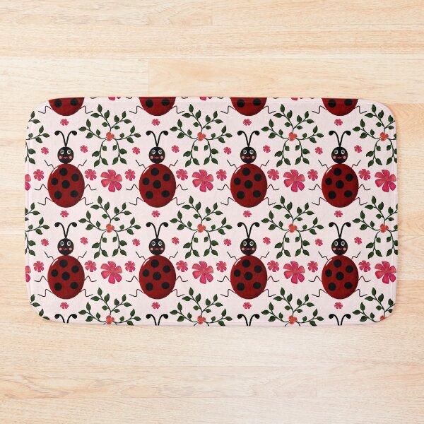Item preview,  Floral Seamless Pattern | Hand Drawn Ladybird Botanical Repeat Print designed and sold by HopeAndHustle.