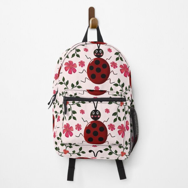 Item preview, Floral Seamless Pattern | Hand Drawn Ladybird Botanical Repeat Print designed and sold by HopeAndHustle.