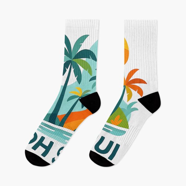 Item preview, Koh Samui Thailand Travel Souvenir - Tropical Beach & Palm Tree Art designed and sold by OzzFrequency.