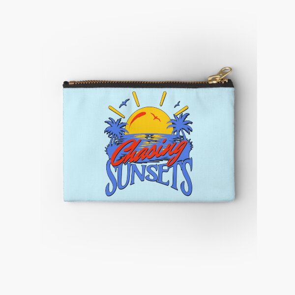 Item preview, Chasing Sunsets California Surf Beach Blue Ocean Palm Trees Art designed and sold by illeN-Art-World.