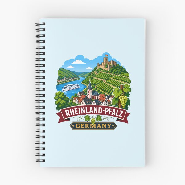Item preview, Rheinland-Pfalz, Germany / Rhine Valley Vineyards designed and sold by Myra365Art.