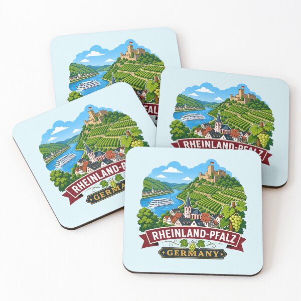 Item preview, Rheinland-Pfalz, Germany / Rhine Valley Vineyards designed and sold by Myra365Art.