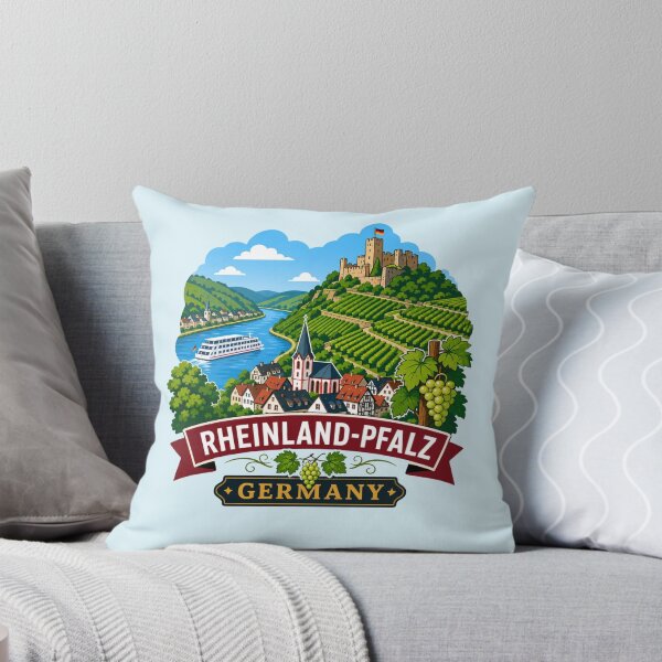 Item preview, Rheinland-Pfalz, Germany / Rhine Valley Vineyards designed and sold by Myra365Art.
