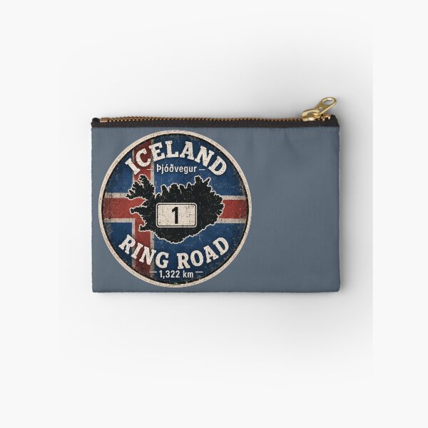 Item preview, Iceland Ring Road Route 1 Motorcycle Sticker TShirt 01 designed and sold by OuterShellUK.