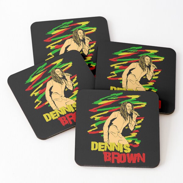 Item preview, Dennis Brown Reggae Vocalist Rasta Color Waves designed and sold by MissAngelina.